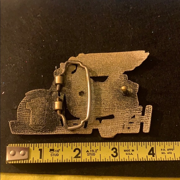 Vintage C. 1983 Official Harley Belt Buckle - Picture 4 of 6